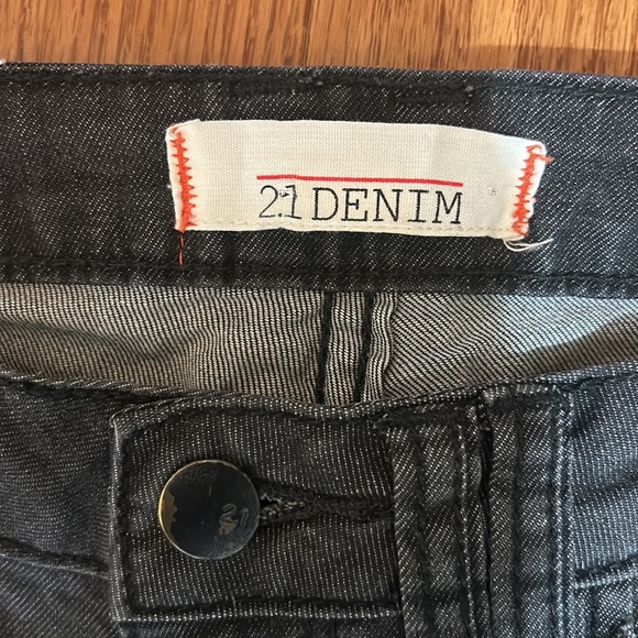 21 DENIM DISTRESSED GRAY WOMEN JEANS IN SIZE 25 - Picture 4 of 7